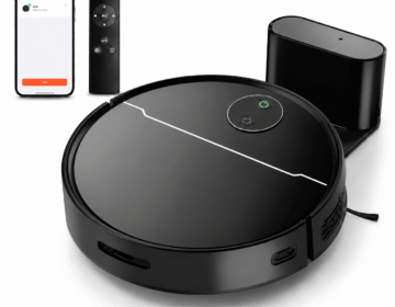 ANSFIL 3 in 1 Robot Vacuum/Mop/Sweep Combo with Smart App&Voice Control,2-in-1 Tank, 4500pa Suction, Q10S